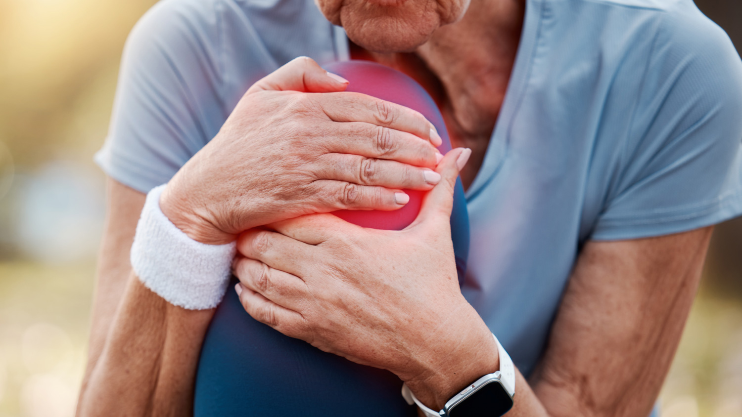 Woman with Osteoarthritis in her knee